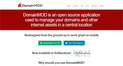 Desktop Screenshot of domainmod.org